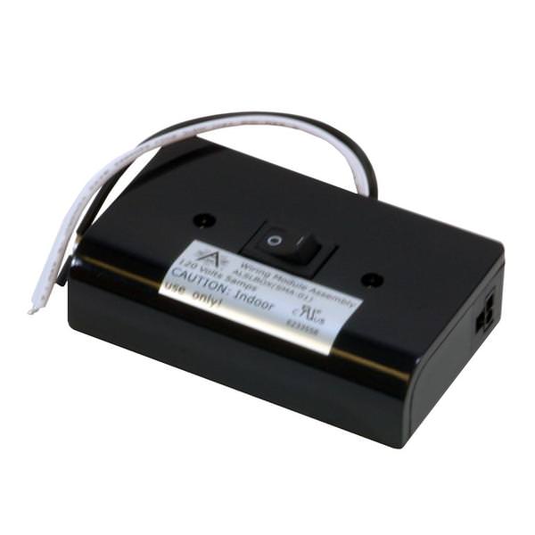 86 watt max 120 volt Black Hardwire Junction Box For Slimline Series